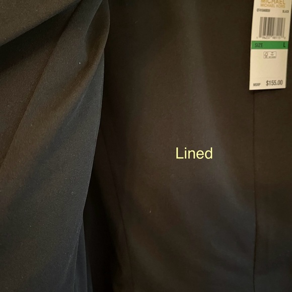 NWT Michael Kors Black Jacket With Gold Stud Detail. Size Large - Picture 5 of 15